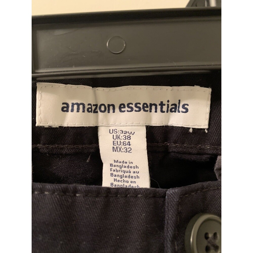 Amazon Essentials Women's Plus Size 32W Pants w Pockets Black - Picture 4 of 9
